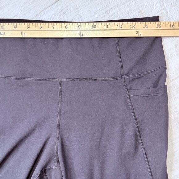 Danskin Ladies' Brushed Leggings Reflective dots Side Pockets Size M Athleisure - Picture 13 of 16